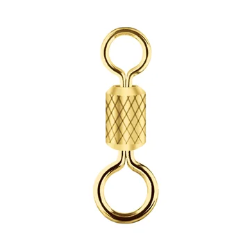 

100pcs/set Simple Durable Tackle Accessories Fishing Swivel Hook Solid Ring Rolling Tools Connector Metal Ball Bearing Outdoor