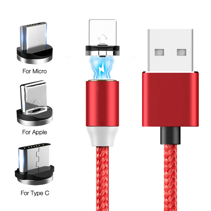 Магнитный кабель Tutew USB для быстрой зарядки Type-C зарядный Micro USBC Samsung S10 S9 Xiaomi Redmi Note 8