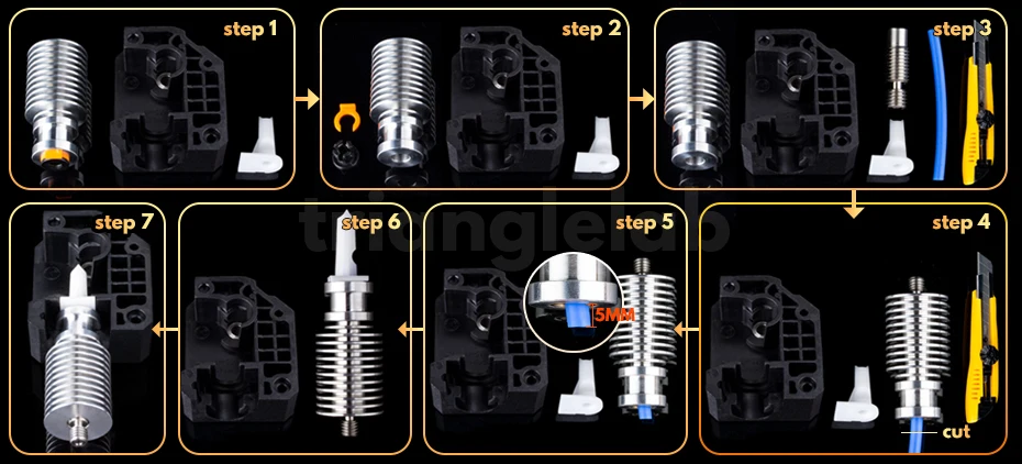 Trianglelab-Extrusora Dual Drive, Extrusora DDB, V2.0 para