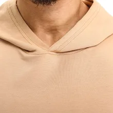 Nansha мужской костюм для фитнеса с акулой, мужской спортивный тренд для бега, джемпер с капюшоном, жилет для спортзала, облегающая одежда для тренировок