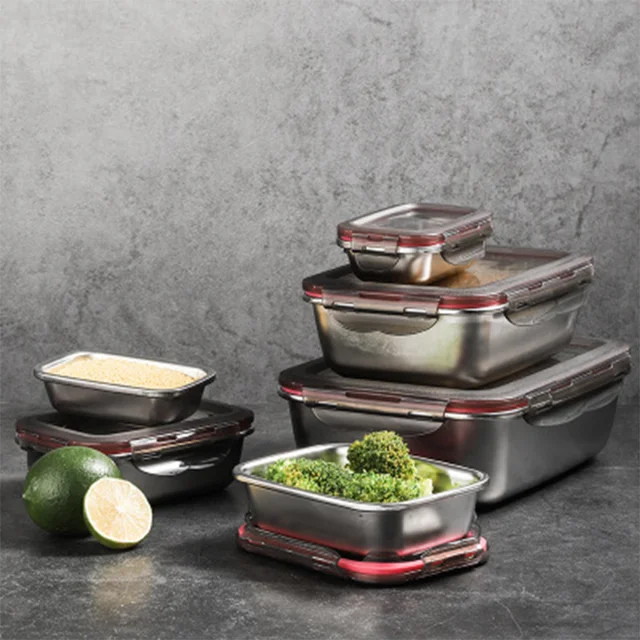 Stainless Steel Sealed Lunch Box Set: A Practical and Versatile Choice