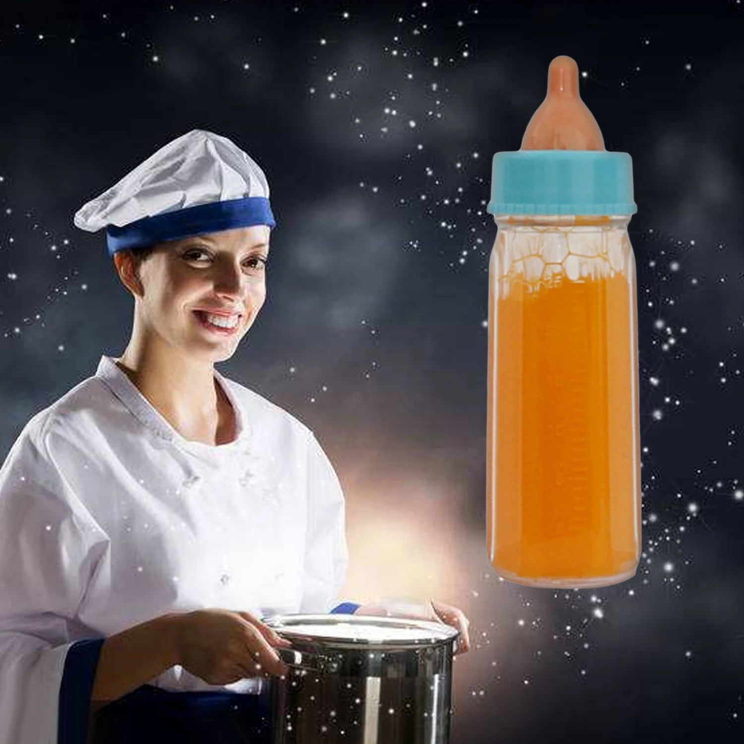 

Disapper Stage Show Magic Tricks Tools Toys Plastic Bottle Strange Milk Bottle Easy Magic Tricks Toys Props Liquid Disappearing