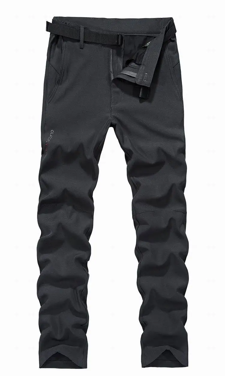 Four Seasons Paragraph MEN'S Quick-dry Pants Outdoor Casual Straight-Leg Trousers Four Sides Elasticity Athletic Pants Breathabl