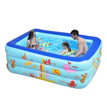

Inflatable Swimming Pool Thickened Durable Safe Family Large Paddling Pool Durable for Children Adults Babies #CW