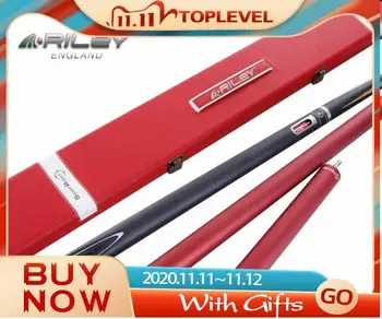 

Professional RILEY Snooker Kit Handmade 3/4 Piece Snooker Cue with RILEY Good Case with 2 Extensions 10mm Billiard Snooker Stick