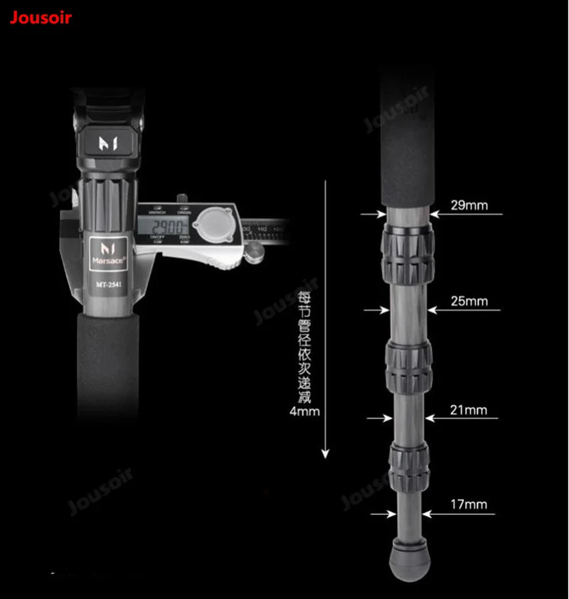 MT-2541+ XB-2R+ DP-60 подшипник штатива из углеродного волокна 16 кг PTZ набор аксессуары для фотосъемки CD50 T03