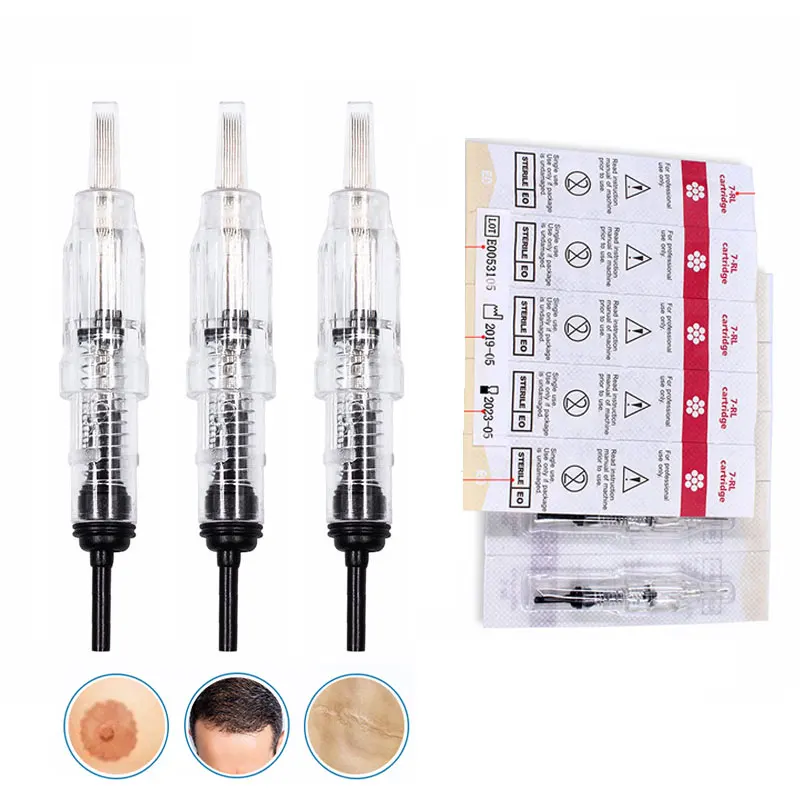 Одноразовые стерилизованные картриджи для перманентного макияжа 10 шт./лот 5/7/9 мг