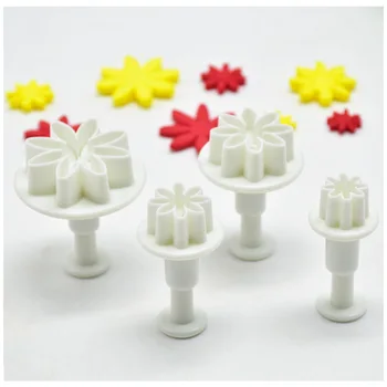 

Fondant Cake Cutter Plunger Cookie Mold Sugarcraft Flower Decorating Mold Cake Decorating Tools Plunger Paste Sugar Craft Die