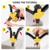 Hand Rivet Nut Gun Insert threaded Mandrels Manual Riveters Nut Gun for Riveting Rivnut Tool M3 M4 M5 M6 M8 M10 M12 Nuts Toolbox 4
