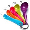 5PC Salt Oil Spoon Lovely Kitchen Colourworks Measuring Spoons Spoon Cup Baking Utensil Set Kit  1ml 2.5ml 5ml 7.5ml 15ml ► Photo 2/6