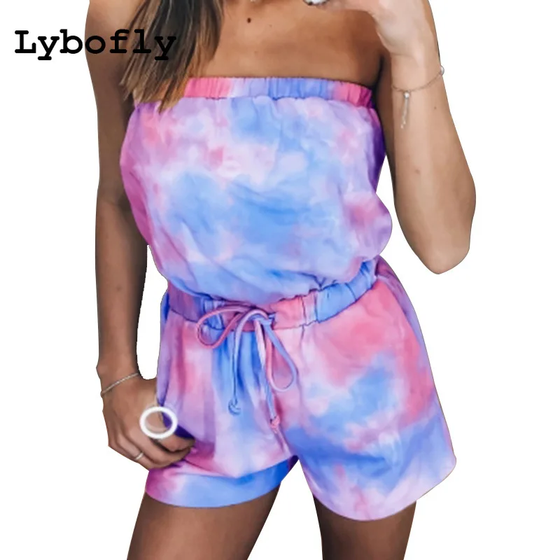 Пижамный комплект Женский из двух предметов пижама с открытыми плечами
