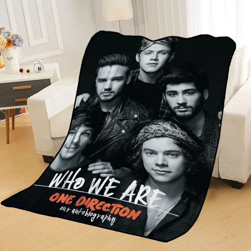 New Arrival One Direction Blankets Printing Soft Nap Blanket On Home/Sofa/Office Portable Travel Cover Blanket-1