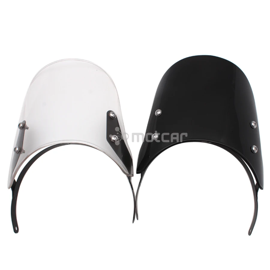 

2colors ABS Plastic Motorcycle Wind Deflector Headlight Protector Fairing Windshield Windscreen For Royal Enfield Classic 500cc