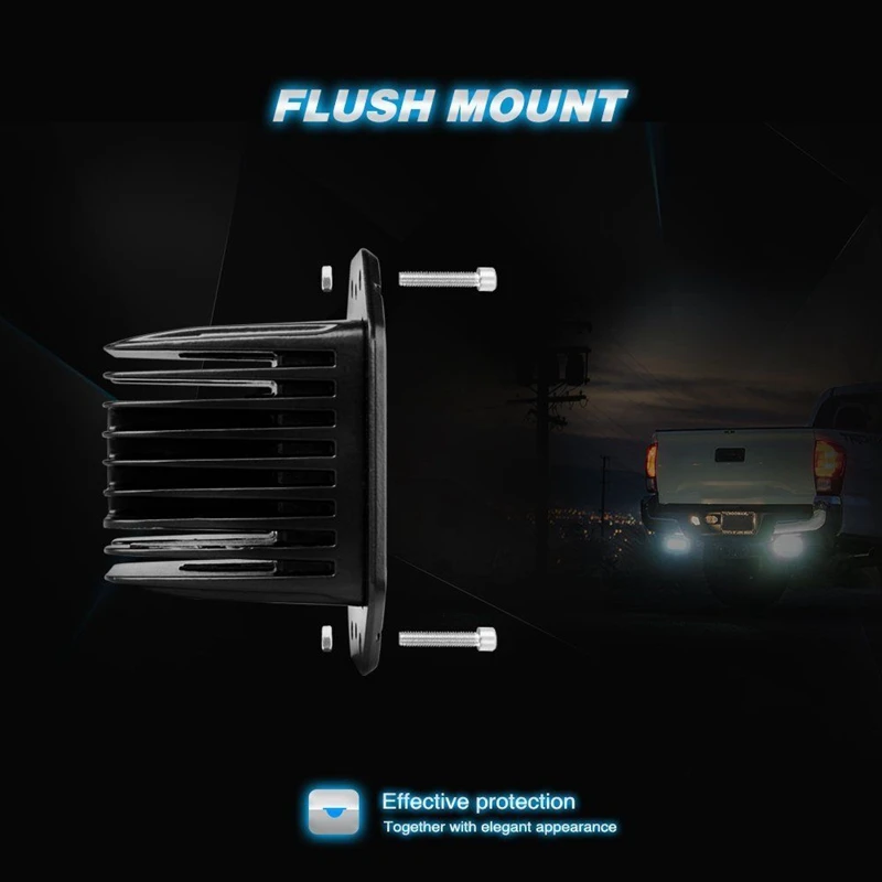 Для Ford F150/250/350 заподлицо обратный задний+ передний бампер 4X светодиодные фонари