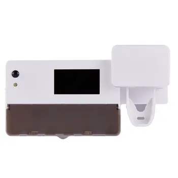 

Uv Light Toothbrush Sterilizer Holder Cleaner Plastic Solar Induction Automatic Toothpaste Dispenser 1Pcs