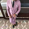 Thorndike 2 Pieces Custom Made Men Suits 2025 Dark Purple Blazer Wedding Suits Slim Fit Groom Tailored Tuxedo Jacket+Pants 6