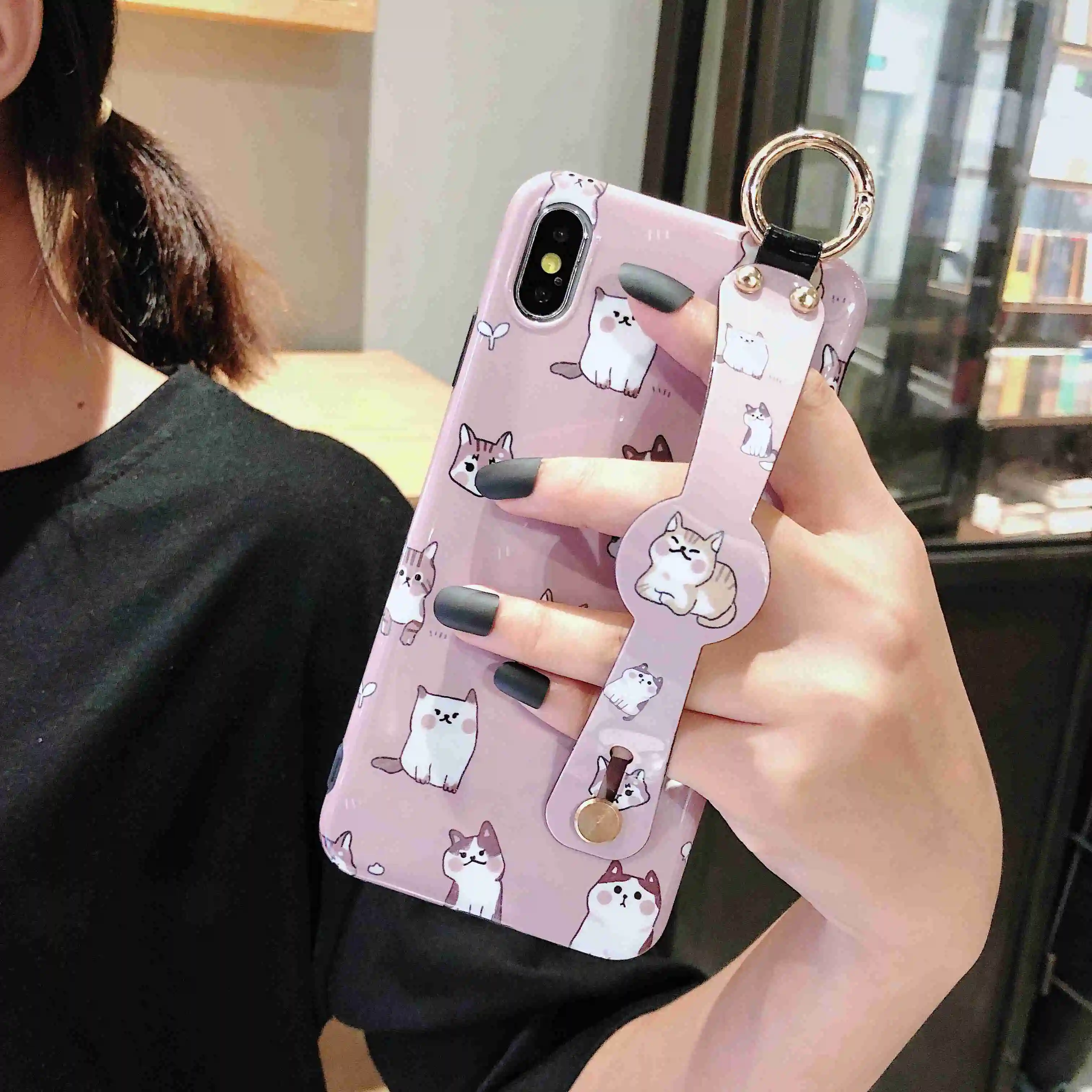 Новые чехлы для OPPO R15X RX17 Neo Ax7 Pro R9S R9 F1 R11 R11S Plus милый мультяшный IMD Гладкий Чехол