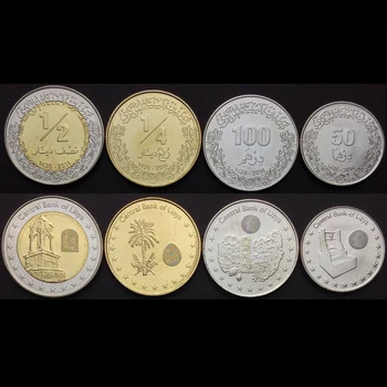 

Libya 2014 Set 4 Pieces Coins New Original Coin Unc 100% Real Africa Issuing Coins