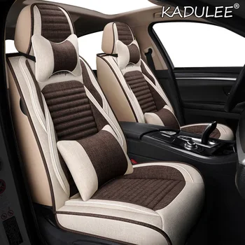 

KADULEE FLAX car seat cover for Acura RDX ZDX RL TL ILX TLX RLX CDX TLX-L 5 seat covers accessories Automobiles Seat Covers