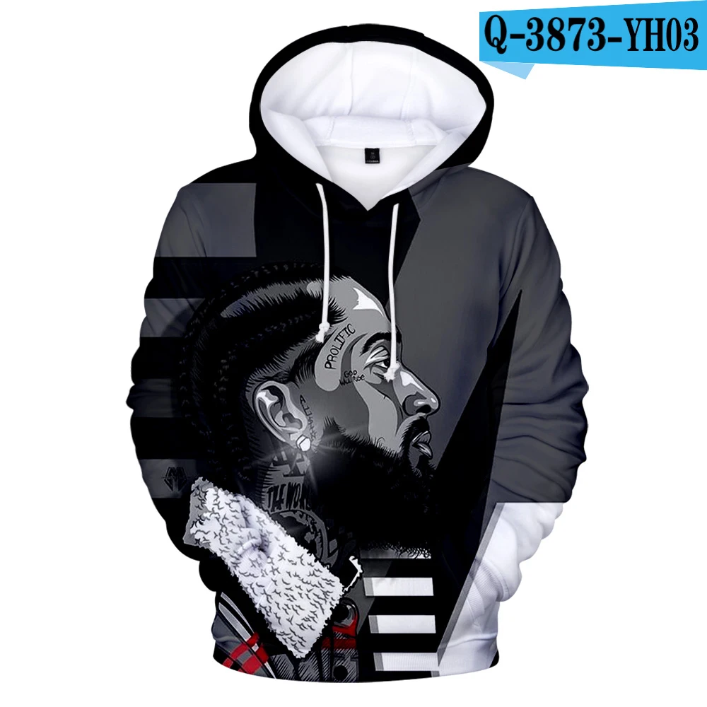 As Picture Aikooki Nipsey Hussle толстовки для мужчин/женщин толстовка для мальчиков/девочек с капюшоном известный певец Nipsey Hussle polluverers 3D - Цвет: As Picture