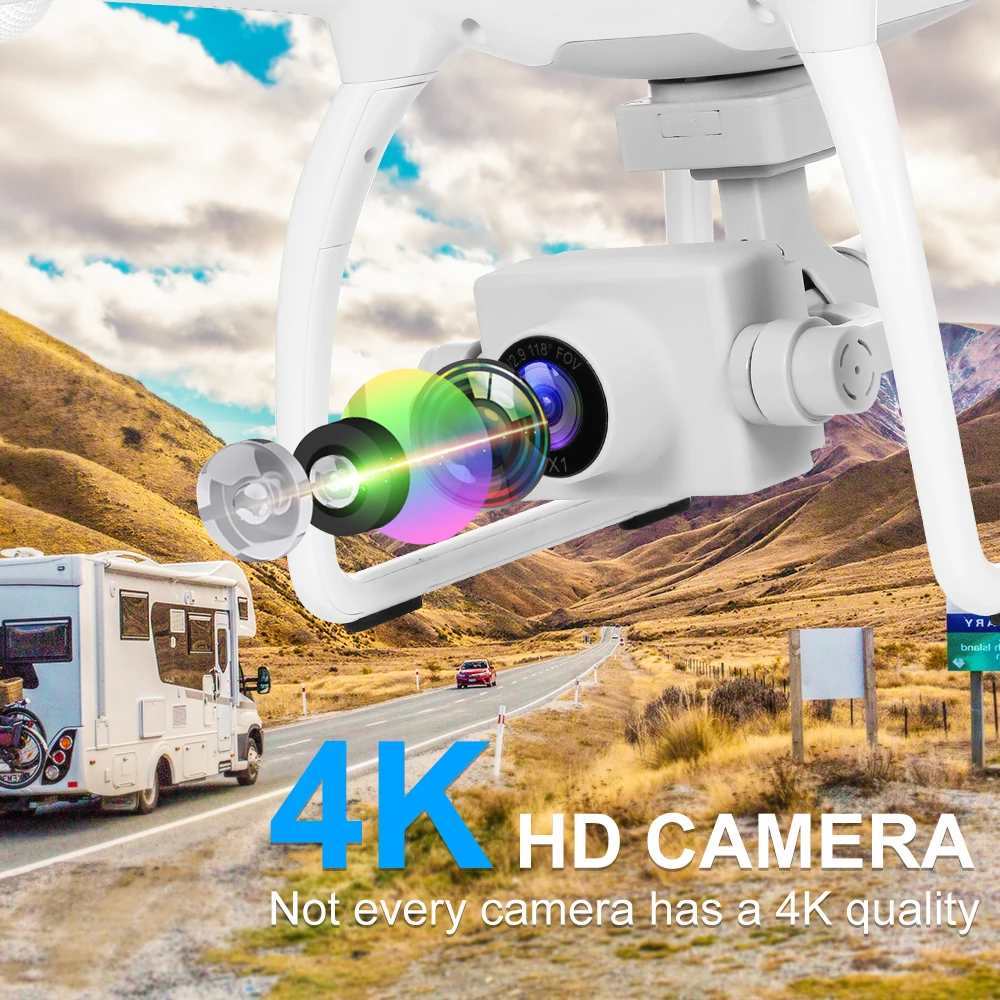 Wltoys X1S Радиоуправляемый бесщеточный Дрон Квадрокоптер с камерой gps 5G wifi Радиоуправляемый Дрон 4K Cam 2 оси Gimbal слежение за точкой интерес Waypoint