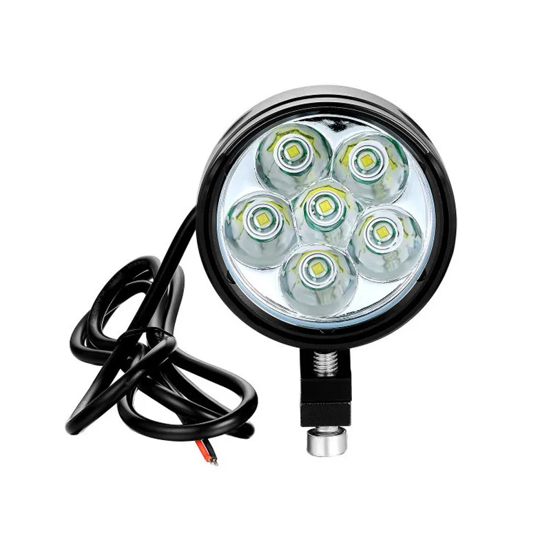12 V-85 V DC 3-16 XML T6 светодиодный Электрический велосипед ультра яркий водонепроницаемый 3000-16000лм мощный головной светильник мотоциклетный светильник