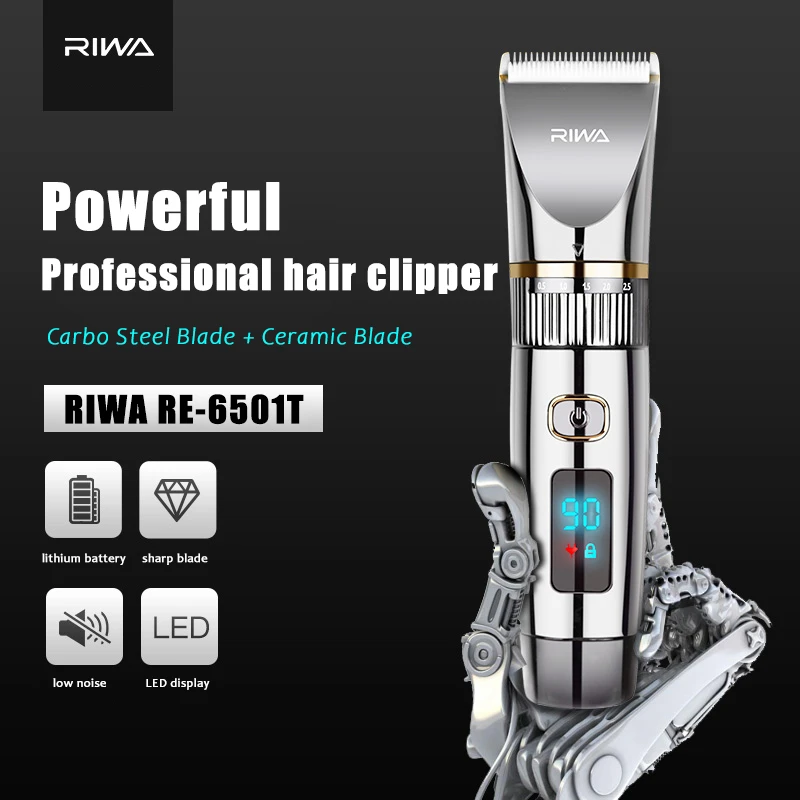 barber clippers with detachable blades
