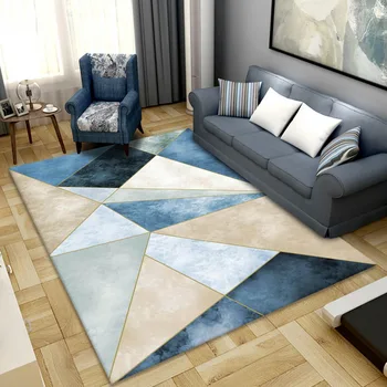 

Modern Geometric Pattern Carpet for Living Room Bedroom Washable Large Area Rugs Anti-slip Parlor Coffee Table Mat Home Decor