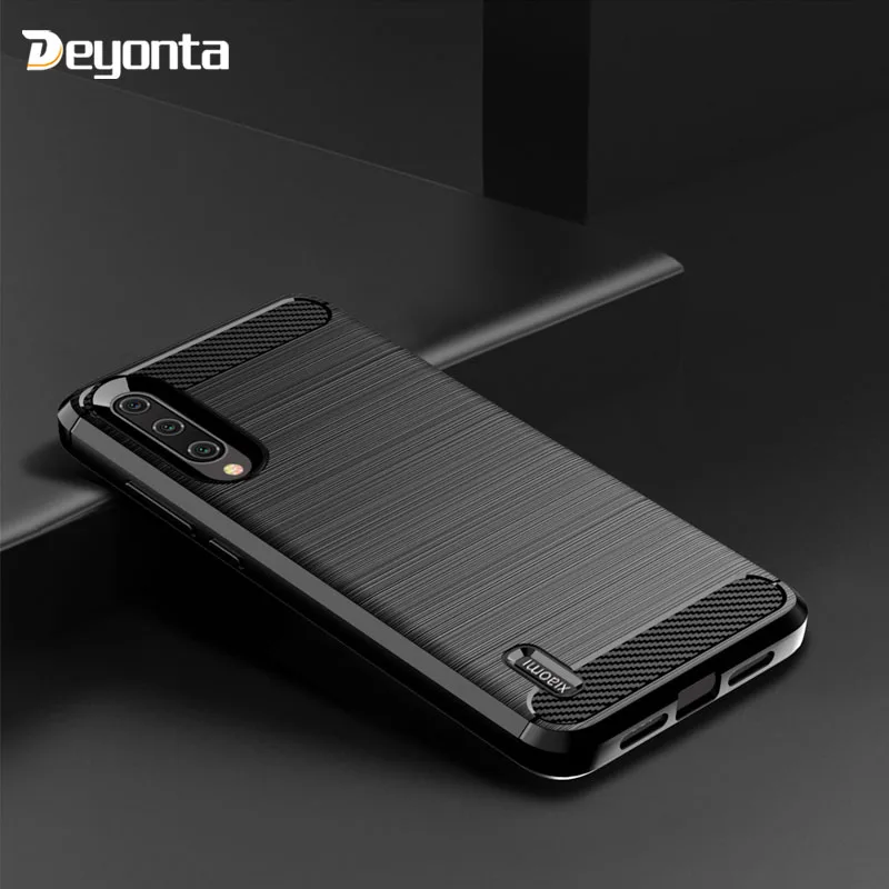 

Silicone Case For Xiaomi Mi 9 8 SE CC9e CC9 Cases Soft Carbon Fiber Phone Cover On For Xiaomi Mi 8 A1 A3 Lite Max 3 CC9mt Coque
