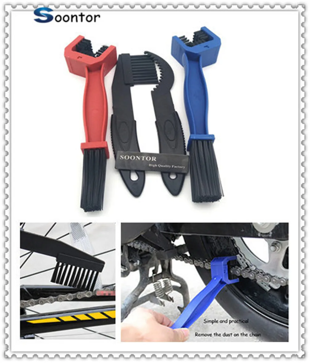 Motorcycle Chain Gear Cleaner Brush Tool For TRIUMRH TIGER 1050 SpoRt 1200 EXPLORER 800 XC XCX XR XRX |