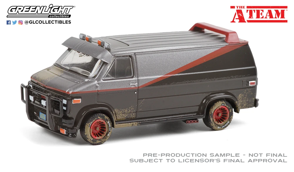 Greenlight モデル1:64 1983 gmc vandura (weathered  version),金属製の車のおもちゃ,子供のためのダイキャストギフト|ダイキャスト \u0026 車のオモチャ| - AliExpress