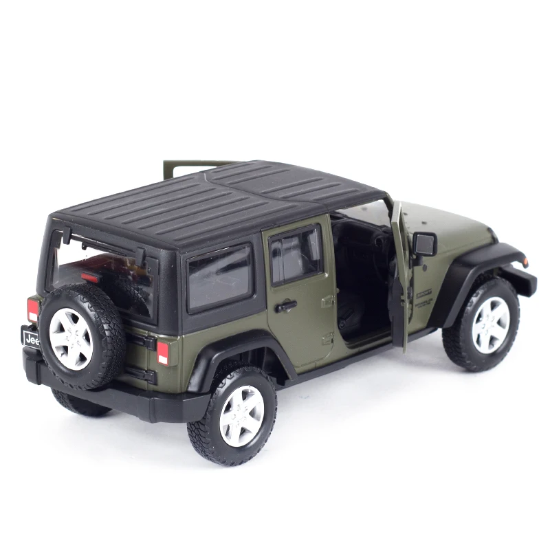 Maisto 1:24 Jeep Wrangler неограниченное внедорожное транспортное средство статическая литая модель сплава Модель автомобиля