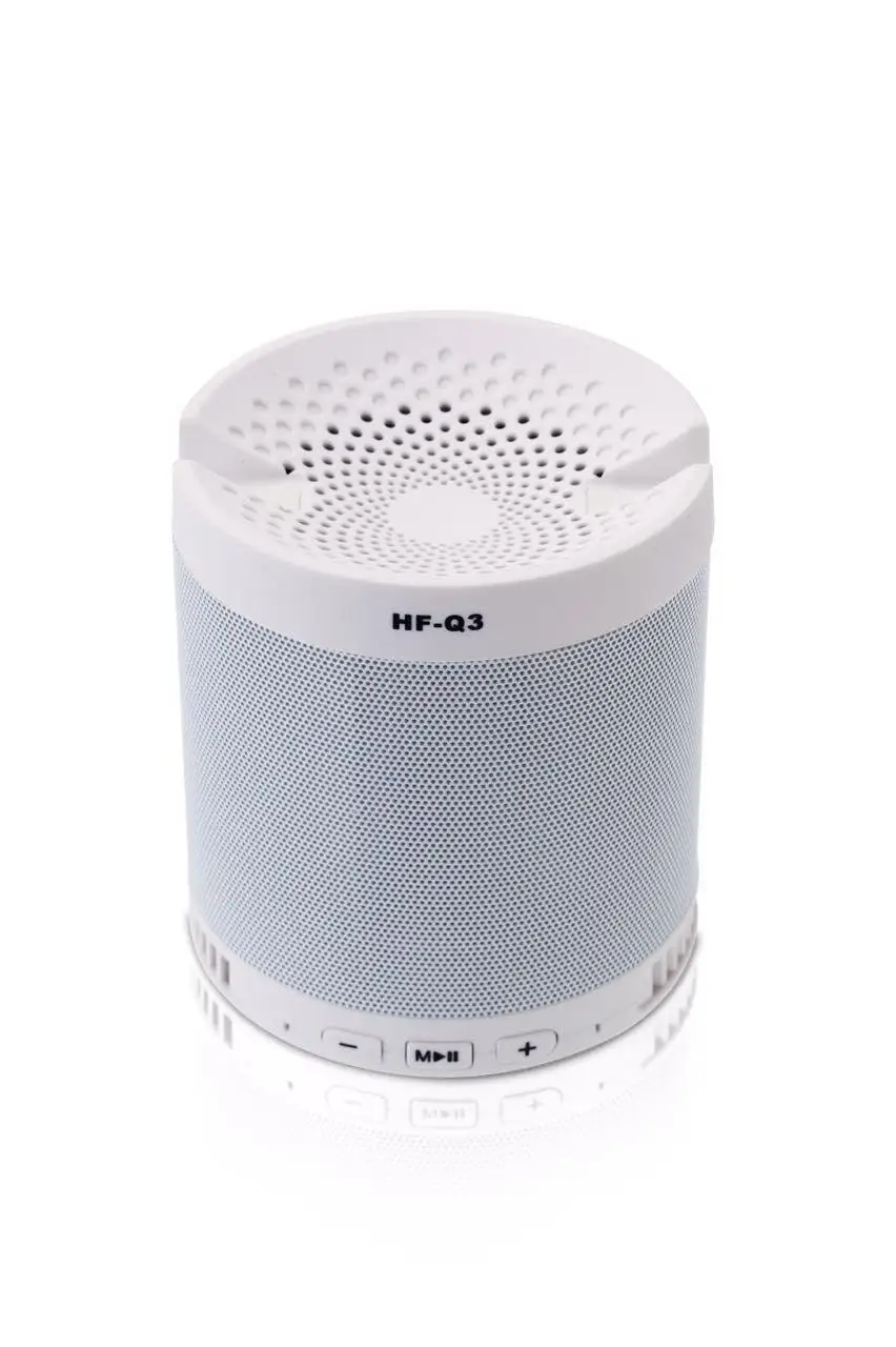 ABDO HF-Q3 Многофункциональный беспроводной портативный мини Bluetooth динамик сабвуфер приёмник с микрофоном для телефона Поддержка мобильного телефона - Цвет: White