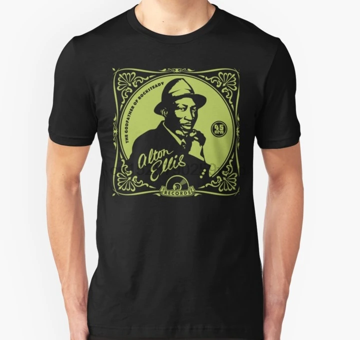 Мужская футболка Alton Ellis. Крестный отец Rocksteady Футболка женская футболка тройники топ