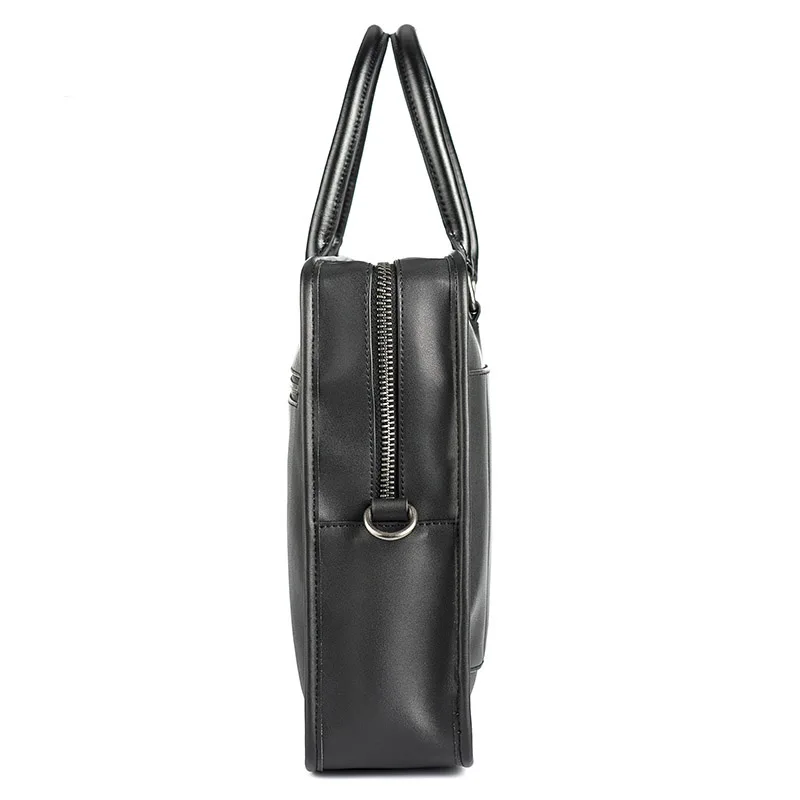 Классический деловой мужской портфель, брендовая сумка на плечо для ноутбука, натуральная кожа, мужская сумка, черные сумки-мессенджеры, мужская сумка, горячая распродажа