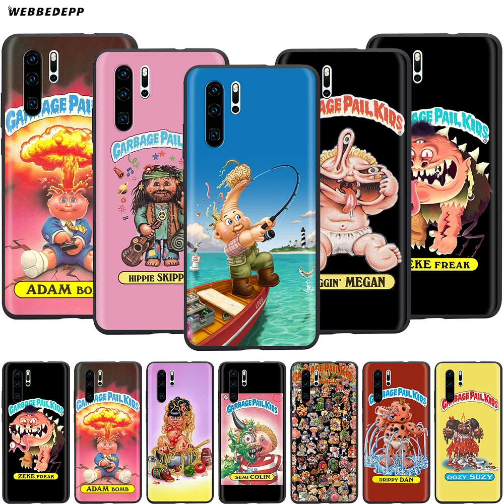 Webbedepp Garbage Pail Kids Case for Huawei P8 P9 P10 P20 P30 Lite Pro P Smart Z 2019 Mini | Мобильные телефоны и