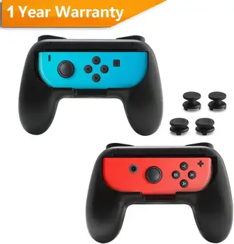 

Rocketek 2 PCS For Nntend Switch Joystick Grip Handle Joypad Stand Holder Left Right Joy-Con NS Joycon Controller