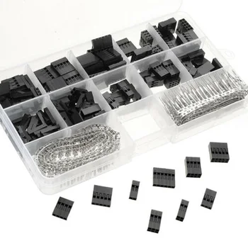 

620x 2.54mm Crimp Pins Connector Header Jumper Wire Terminal With Storage Box