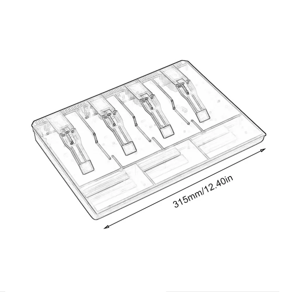 Прочный ABS денежный кассовый Монетный кассовый лоток сменный кассовый ящик для хранения кассовый лоток коробка классификация Органайзер