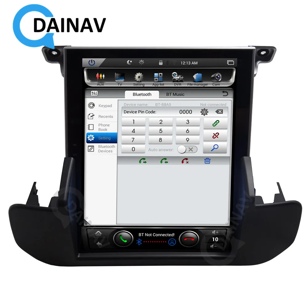 Автомагнитола на платформе Android с вертикальным экраном GPS навигацией для Land Rover