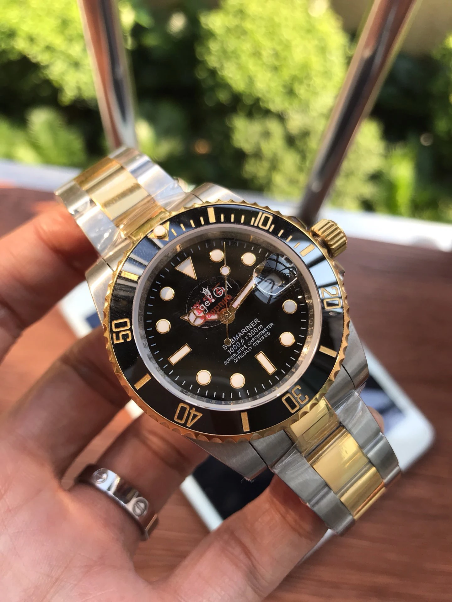 

Famous Brand New Men Automatic Mechanical Watch Silver Gold Black Blue Stainless Steel Ceramic Bezel Pink Dial Sapphire Glass