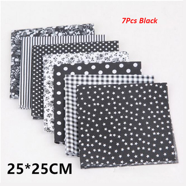 25cm x 25cm Cotton Fabric Printed Cloth Sewing Quilting Fabrics For Patchwork Sewing Tissue to Patchwork Quilting