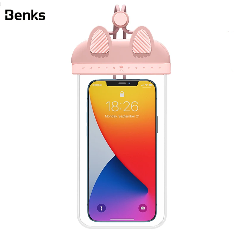 Benks FS02 IPX8 7 дюймов ниже iPhone Универсальная водонепроницаемая сумка Huawei Xiaomi Android
