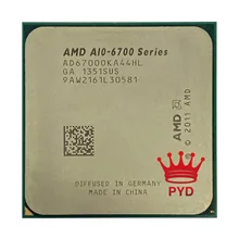 AMD APU A10 6700 APU A10 6700k AD6700OKA44HL gniazdo FM2 czterordzeniowy CPU 3.7GHz