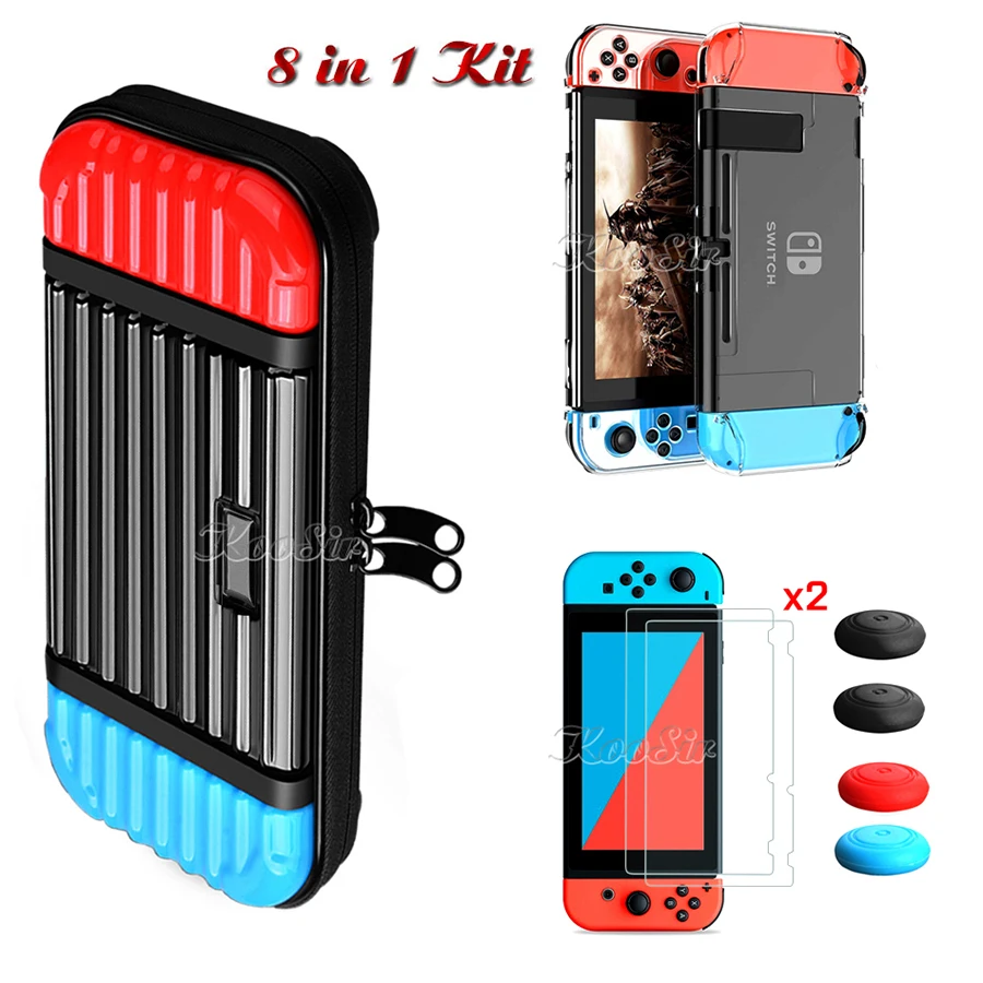 Дорожная сумка для переноски Nintendos Nintendo Switch чехол из поликарбоната и 2 Защитных