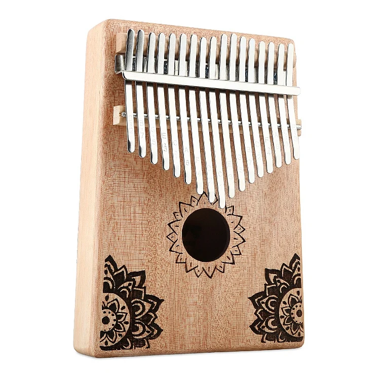 17 ключ калимба Африканский твердый деревянный палец пианино Sanza Mbira Calimba играть с гитарой деревянные музыкальные инструменты
