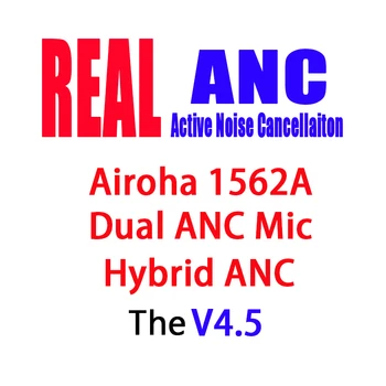 

TWS ANC 35dB PRO 1:1 Airoha AB1562A Stereo super bass auto pairing Qi Wireless charging Noise cancelling and Transparent mode