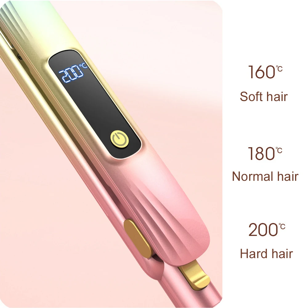 Description Picture 5 of itemHair Straightener Curler 1 Inch Plate Straightening Irons Salon Hair Styling Tools Dual Voltage