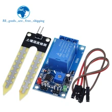 TZT DC 5 в 12 В датчик влажности почвы релейный модуль управления автоматический полив влажности пусковой переключатель для aduino