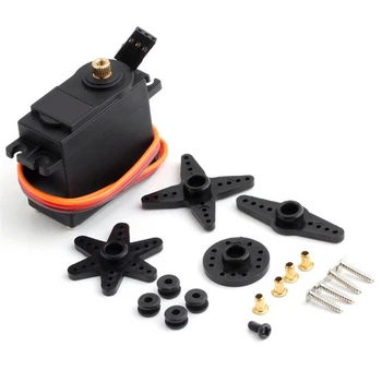 

MG995 180 Degree High Torque Metal Gear RC Servo Motor For Boat Helicopter Car Robot Helicopter Auto Replacement Parts New